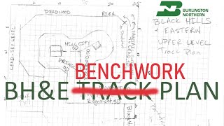 BHampE HO Scale Model Railroad BenchworkTrack Plan and Request for Input [upl. by Reinald]