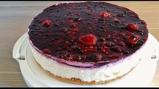 Beerentorte  Rote Grütze Torte [upl. by Fenn]