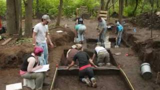 2010 IUP Archaeological Field School at the Johnston Site Indiana County Pennsylvania [upl. by Saimerej]