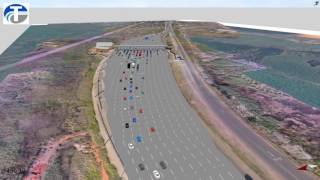 Maputo Toll Plaza Expansion  VISSIM Microsimulation [upl. by Akinor]