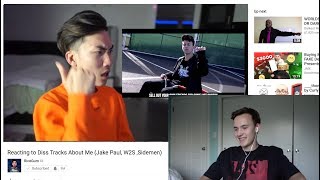 Reacting to people REACTING TO MY RICEGUM DISS TRACK [upl. by Ayotnahs]