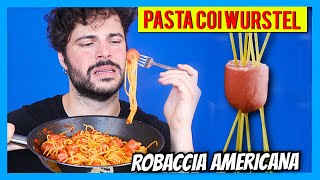 Pasta americana coi würstel abomini culinari  Cucina Buttata [upl. by Aimekahs]