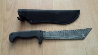 Sog Knife Review Sogfari 10quot Tanto Machete [upl. by Rona564]