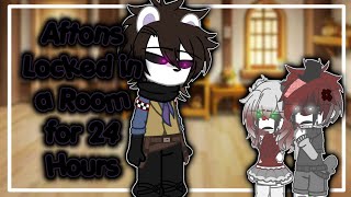 “Aftons Locked in a Room for 24 Hours”  MY AU  Afton Family [upl. by Aicxela972]