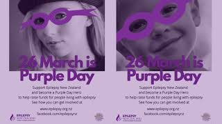 Purple Day  Epilepsy NZ  2023 [upl. by Osnerol748]