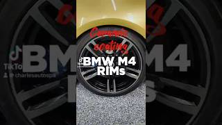 Ceramic coating bmw rims asmrvideo asmr cardetailling bmw ceramiccoating crazydetail [upl. by Anaylil]