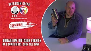 AuraGlow Avebury Up amp Down Outdoor Lights Review and Fitting [upl. by Atul760]