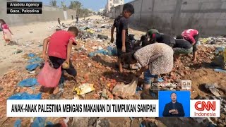 AnakAnak Palestina Mengais Makanan di Tumpukan Sampah [upl. by Kcirded]