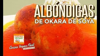 Albóndigas de okara de soya  Cocina Vegan Fácil [upl. by Rehpotsrihc]