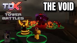 New TDX x TB Void Boss Footage  Tower Defense X  ROBLOX [upl. by Yclehc897]