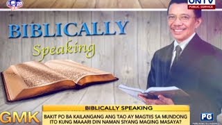 Bakit kailangang ang tao ay magtiis sa buhay na ito  Biblically Speaking [upl. by Las]