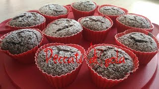 Muffins con zucchero di stevia  Muffins with stevia sugar [upl. by Kliment]