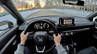 2023 Honda CRV Sport Touring  POV Driving Review [upl. by Nowyt]