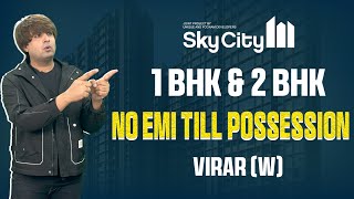 Skycity Virar West  1Bhk  2Bhk Apartment Near Virar Station [upl. by Heddy251]