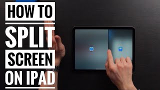 How to Split ScreenMultitask on iPad [upl. by Nommad244]