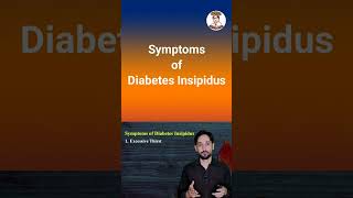 Symptoms of Diabetes Insipidus  shorts shortsvideos shortsvideo [upl. by Ula]