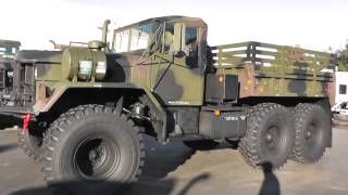 truck 961 for eBay military surplus M818 Shortie Cargo Camouflage paint fully restored [upl. by Edee]