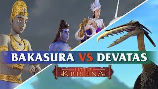 Bakasura vs Devatas  Little Krishna HD [upl. by Nanette]