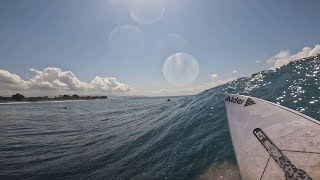 POV SURF KERAMAS BALI IN PERFECT CONDITIONS [upl. by Adnuahsal208]