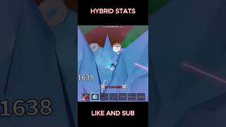 Hybrid Stats is INSANE roblox bloxfruits short [upl. by Suidaht]