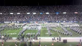 UMass and UConn Bands Kick Off College Football 2012 [upl. by Valley]