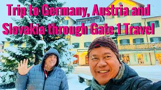 Gate 1 Travel trip to Christmas Markets of Germany Austria and Slovakia December 2022 [upl. by Akienahs]