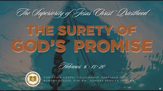 The Surety of Gods Promise  Sermon on Hebrews 61320 by Pr Charis Ian Bautista October 06 2024 [upl. by Noreg180]