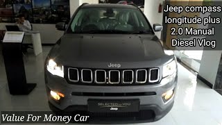 Jeep compass longitude plus 20 Manual Diesel Variant Vlog [upl. by Maril970]