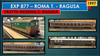 Exp 877 Roma T  Ragusa tratta Messina C  Ragusa  1997 [upl. by Heppman]