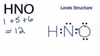 HNO Lewis Structure [upl. by Arber]