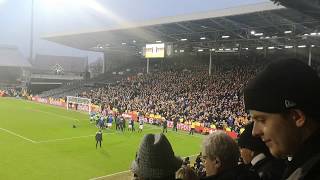 4000 oldham fans at fulham [upl. by Yelyab]