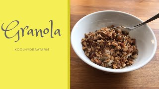 koolhydraatarme granola  koolhydraatarm  keto [upl. by Morley]