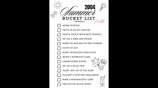 Best 30 Summer Bucket List Ideas for Girls and Teens [upl. by Slorac]