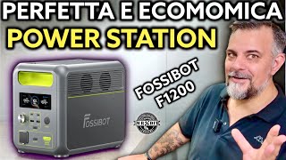 La power station perfetta e economica con UPS contro i blackout da 1200W e 1024Wh Fossibot F1200 [upl. by Ardel760]