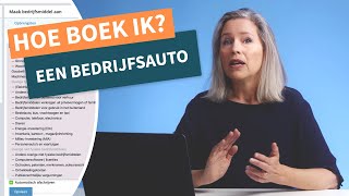 Zakelijke auto verwerken in boekhouding  Online Boekhouden [upl. by Carena220]