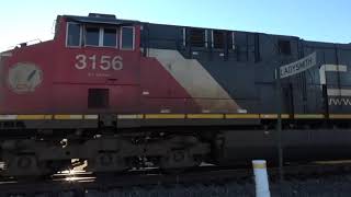 CN 3156 M344 at Ladysmith on 11622 [upl. by Atiuqat]