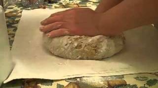 Kneading Danish Rye Bread [upl. by Ecam]