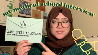 the truth about my med school interview at barts amp the london😧 scoring 95 [upl. by Paddy]