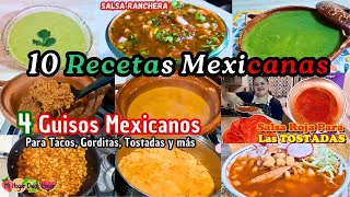 ✅10 RECETAS🇲🇽MEXICANAS🇲🇽 mihogardulcehogar recetasfaciles recetasmexicanas comidasmexicanas [upl. by Garlanda]