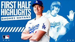 SENSATIONAL SHOHEI Ohtanis best moments in his first half with the Dodgers  大谷翔平ハイライト [upl. by Inig]