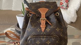 Louis Vuitton Montsouris PM Backpack Vintage Monogram What Fits amp MOD Shots [upl. by Leuas64]