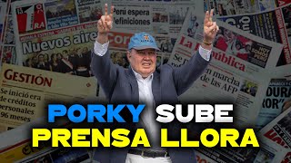 🚨PRENSA LLORA SUBIDA DE APROBACIÓN DE LOPEZ ALIAGA [upl. by Ridgley513]