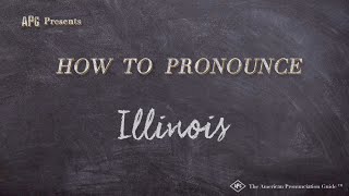 How to Pronounce Illinois Real Life Examples [upl. by Donelson599]