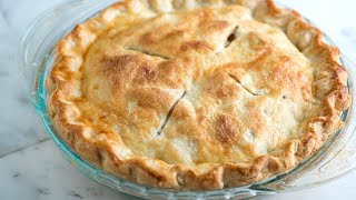 Easy All Butter Flaky Pie Crust Recipe  How to Make Homemade Pie Crust [upl. by Neysa]