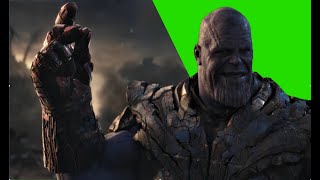 Avengers Endgame Thanos quot I Am Inevitable quot UHD Green Screen meme [upl. by Esital]