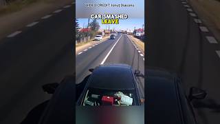 Road Rager Brake Checks Semi Truck amp Regrets It Immediately [upl. by Radie]