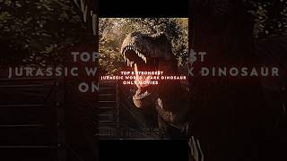 Top 8 Strongest Dinosaur In Jurassic WorldPark  Jurassic World Edit  shorts shortsfeed [upl. by Asenav394]