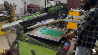 Nonwoven Bag Screen Printing Machine  Made in Sri Lanka [upl. by Reinhardt]