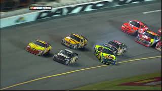 2007 Daytona 500 Finish Grandstand Angle in HD [upl. by Haidebez974]