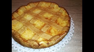 Crostata con crema di ricotta  dolce e delicata [upl. by Sedicla294]